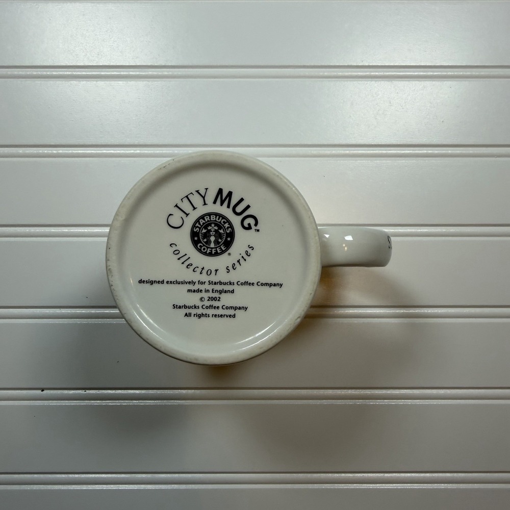 Starbucks City Mug Collector Series 2002 Kuwait Mug White Used No‎ Box - Picture 4 of 6